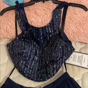 Navy Blue Homecoming dress